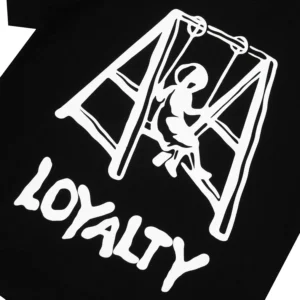 oversized t shirt “atlan black loyalty tee” unisex