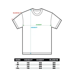 oversized t shirt “atlan black loyalty tee” unisex