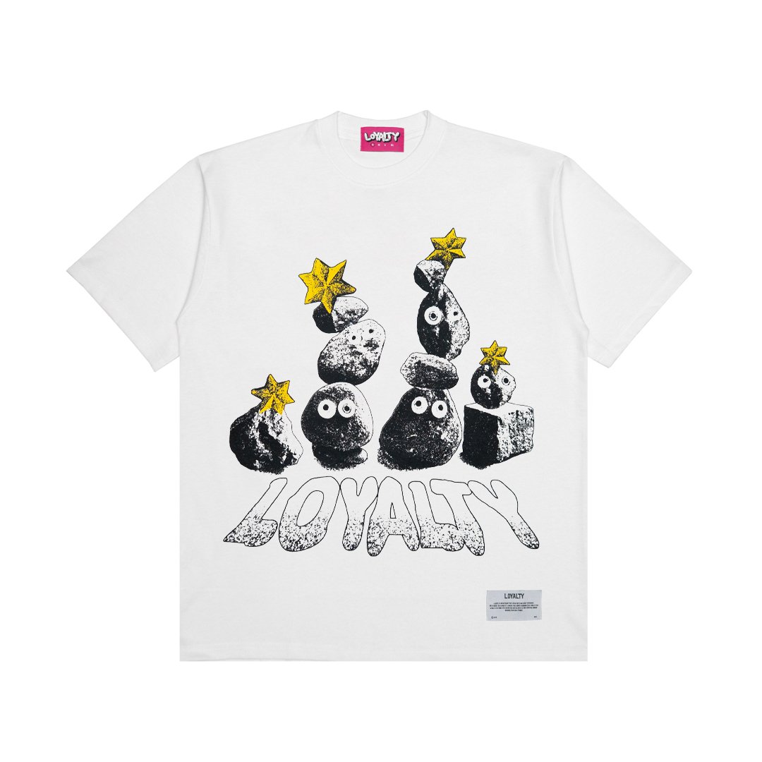 LOCO WHITE LOYALTY TEE