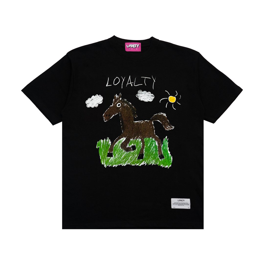 HORSE BLACK TEE