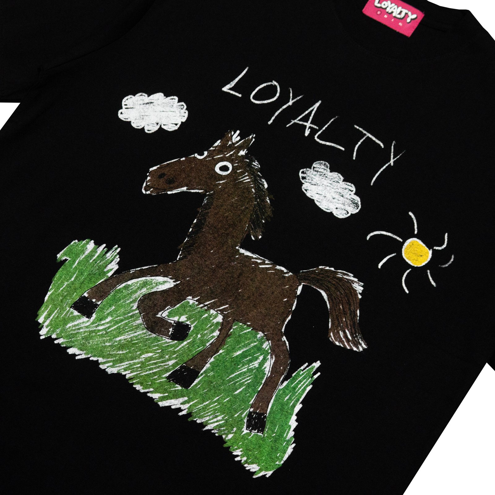 HORSE BLACK TEE - Image 2