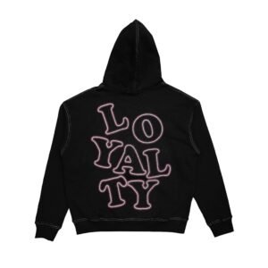 hoodie rich black loyalty (copy)