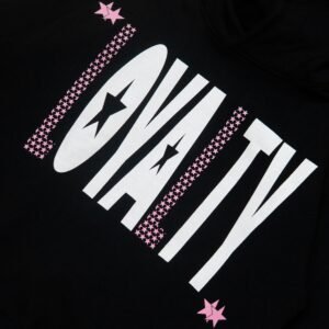 hoodie love black loyalty (copy)