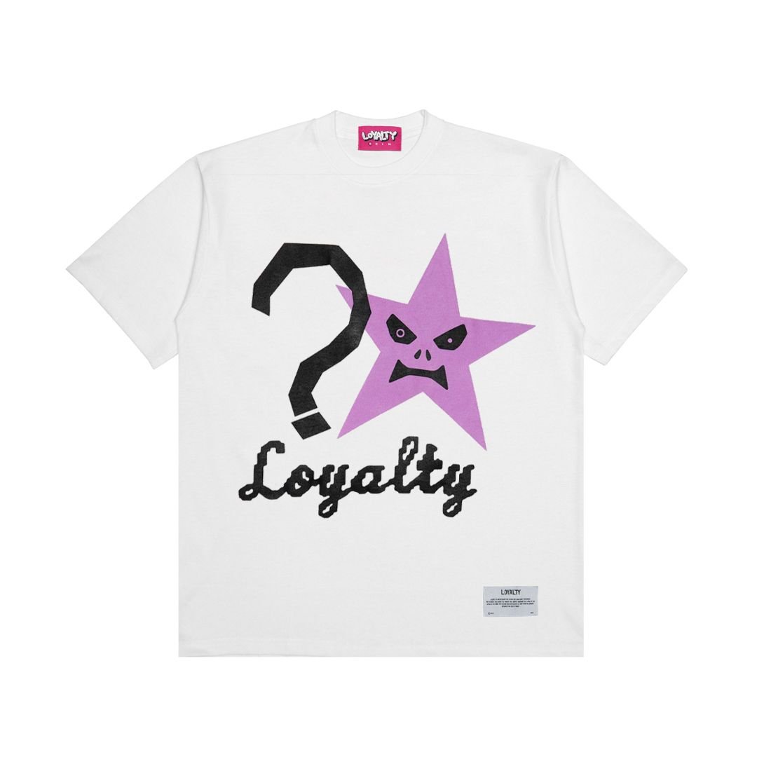QUESTION LOYALTY WHITE TEE