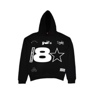 HOODIE ARABIC BLACK
